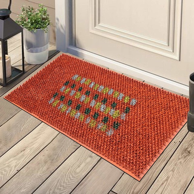 A1HC First Impression Grassdecor, Natural Rubber Doormat, 18"x30