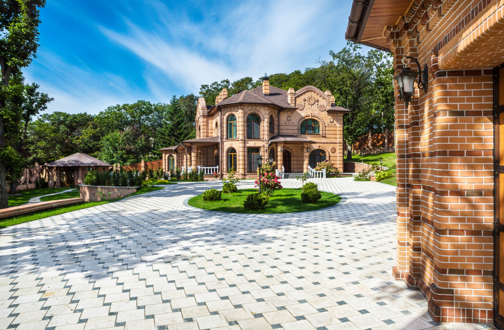 Загородный дом (усадьба) из кирпича