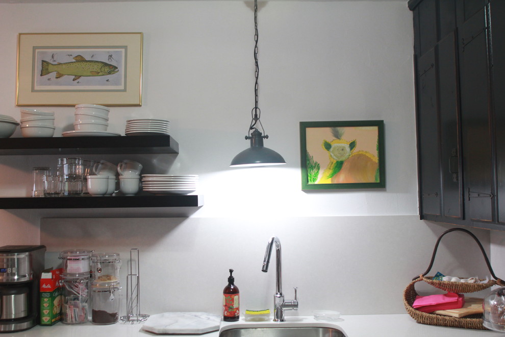 This is an example of an eclectic kitchen in Miami.