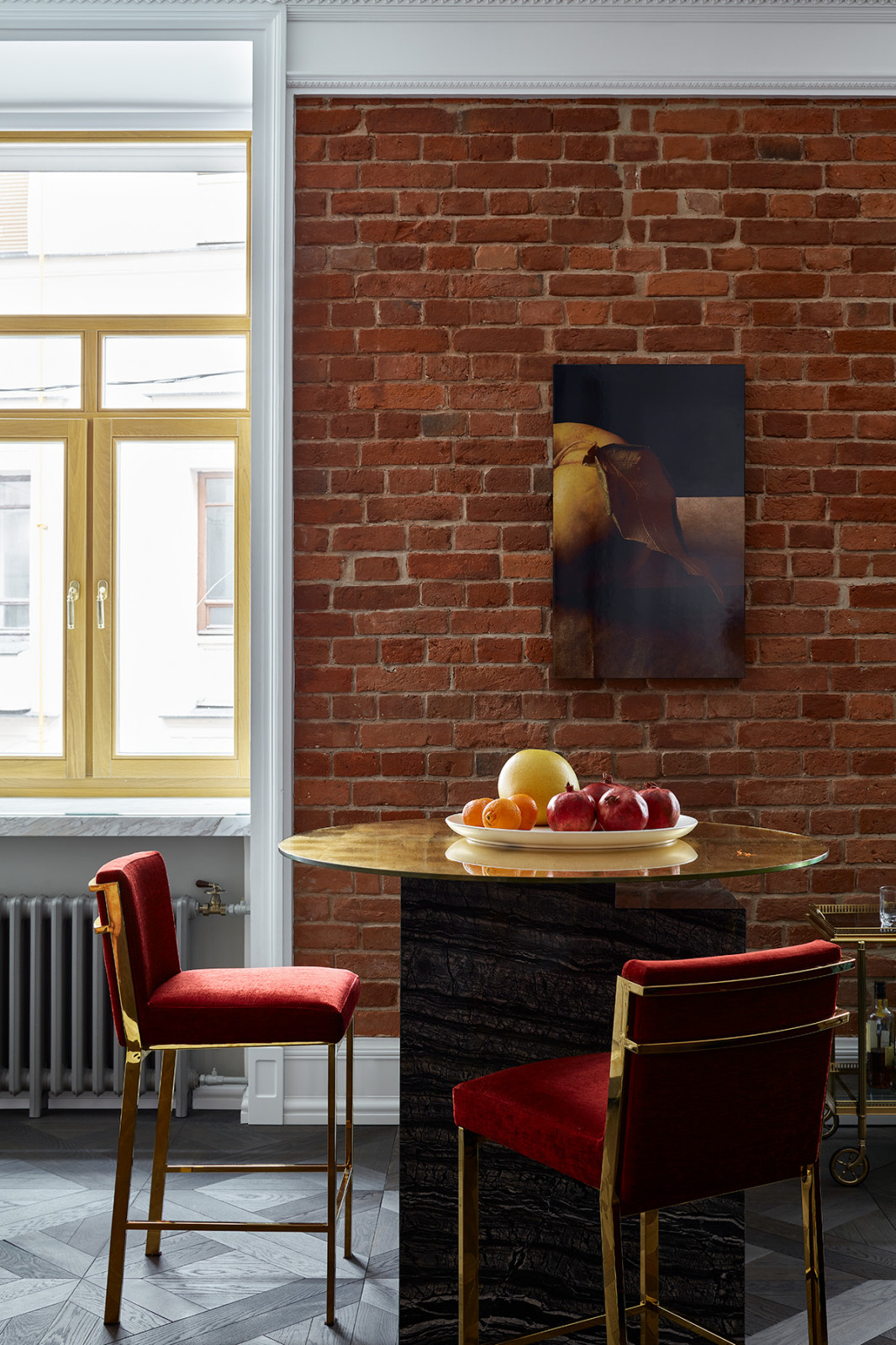 Гостиная, барная стойка