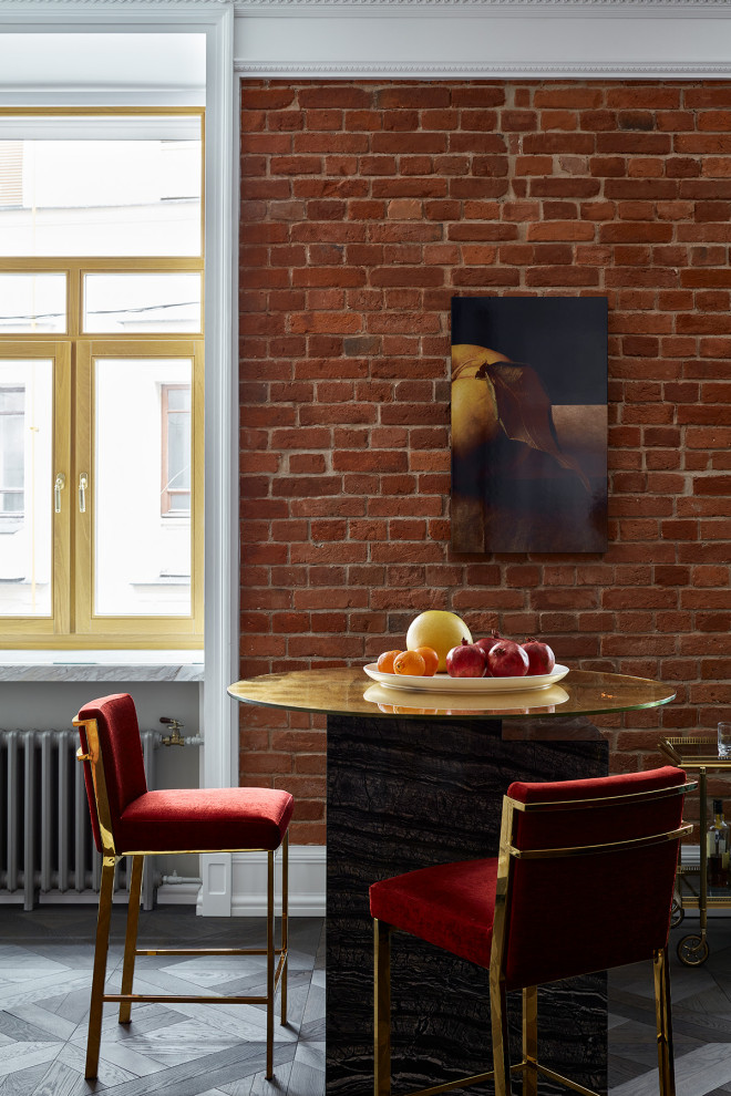 Гостиная, барная стойка