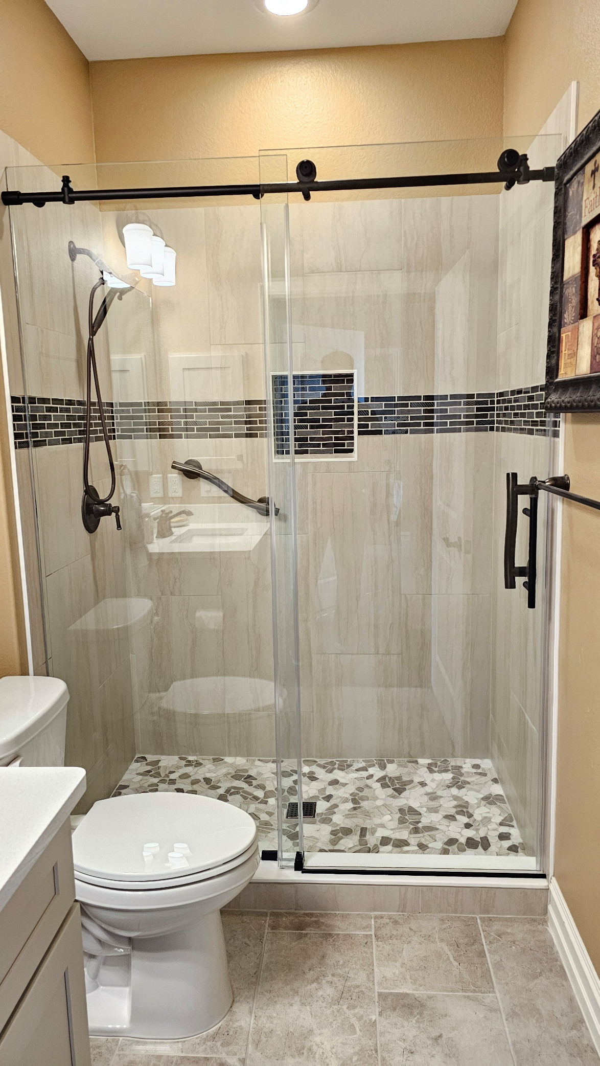 Mckinney - Guest bath Tub to walk-in shower