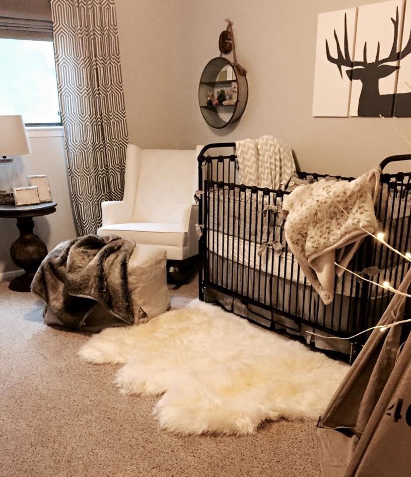 Inspiration for a transitional nursery in Houston.