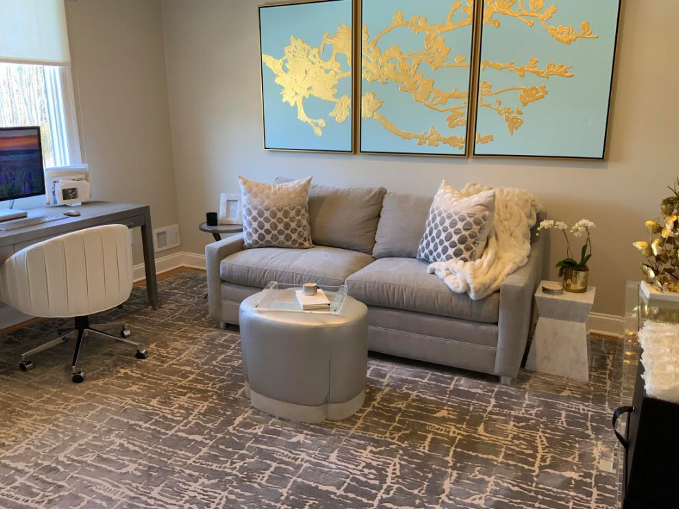 Sexy Transitional Home Office