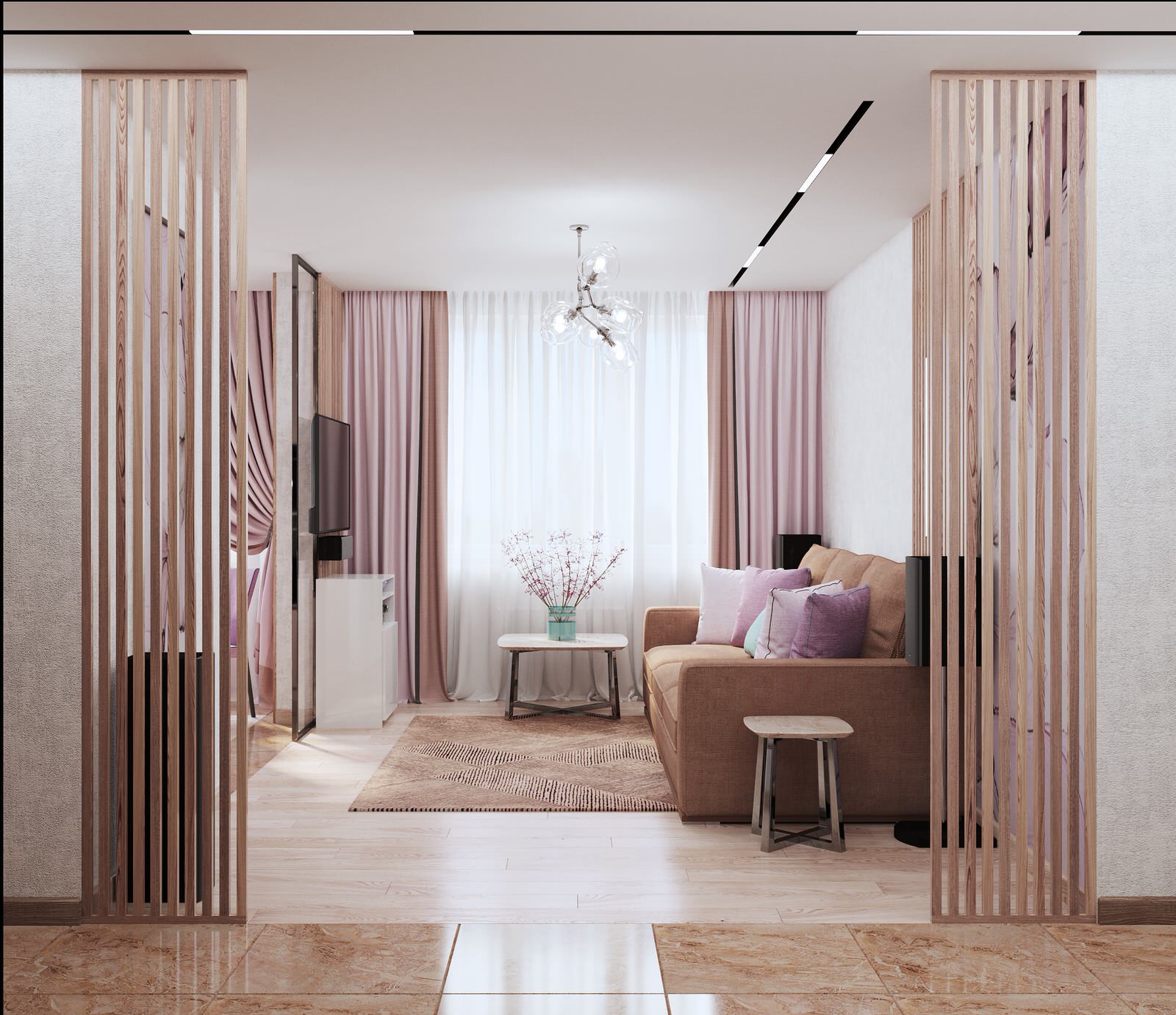 Трехкомнатная квартира в современном стиле