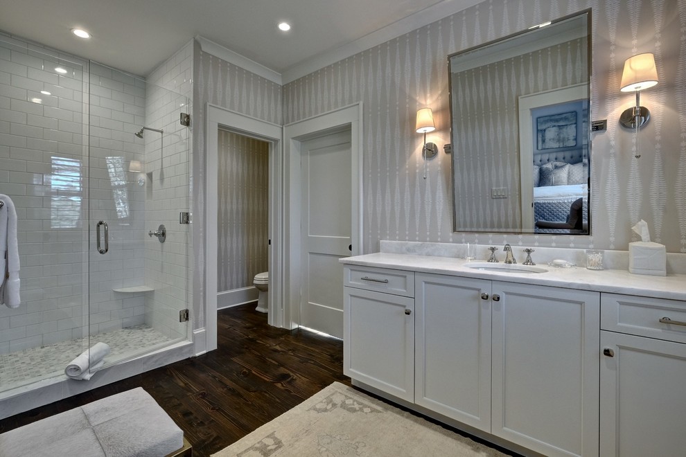 This is an example of a transitional bathroom in Other.