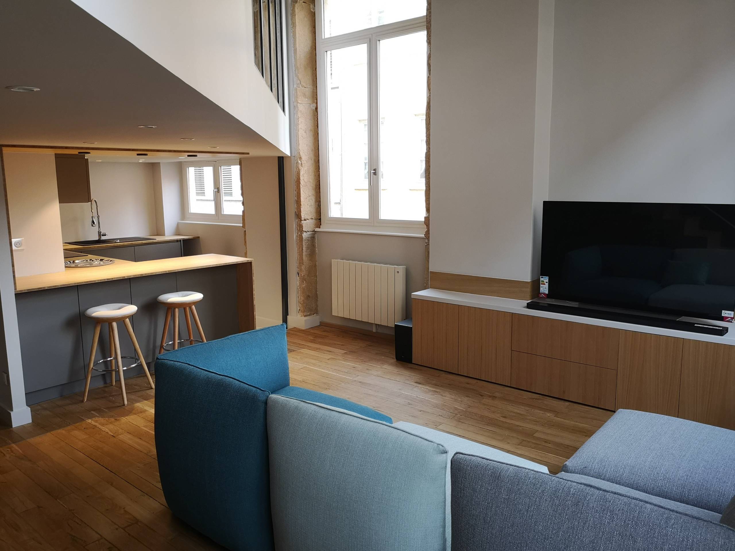 Rénovation d'un Canut à la Croix Rousse