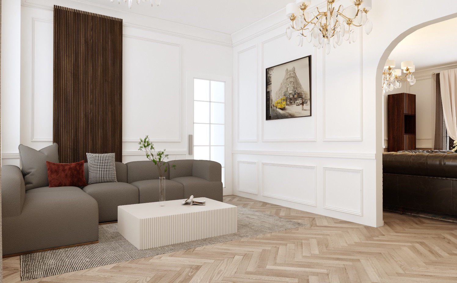 NeoClassic Modern Living Room