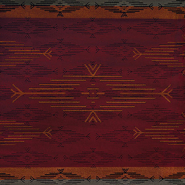 United Weavers Affinity Native Skye Lodge Rug, Red (750-06030), 1'10"x3'0"
