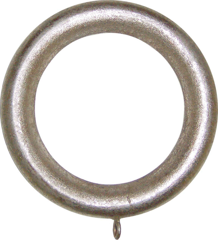 Wood Drapery Rings For 2 Or 2 25 Pole Set Of 4 Transitional
