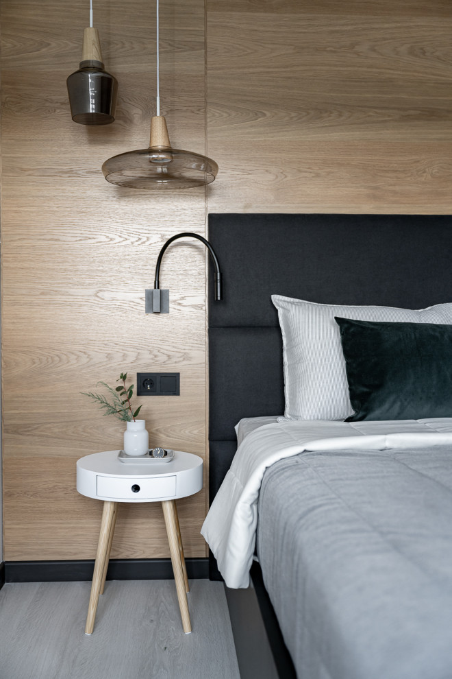 Уютная графичность. Квартира - отдых для семьи врачей