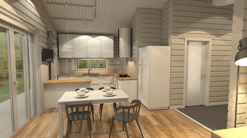 Коттедж в Скандинавском стиле 2016