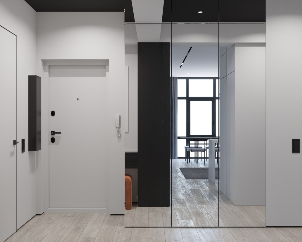 Квартира 77 м2 в современном стиле для творческих личностей