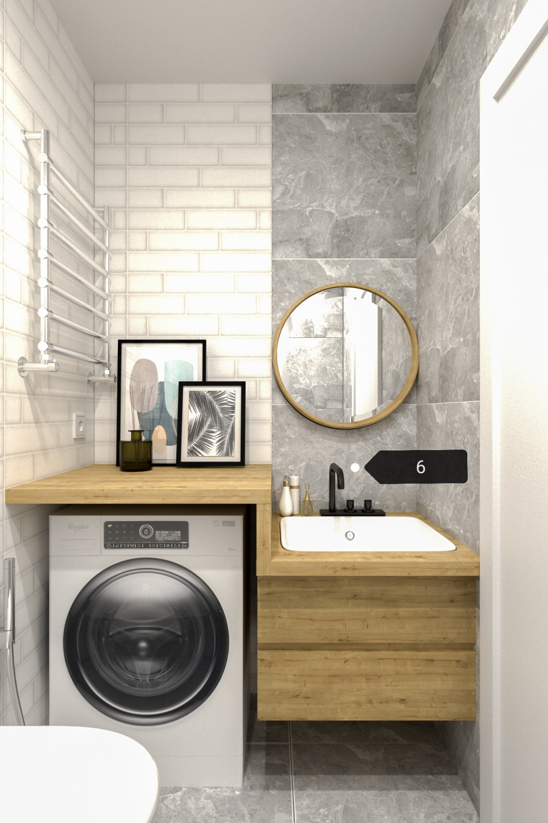 Дизайн-проект тумбы для ванной