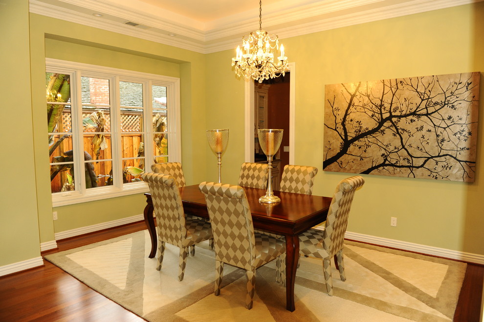 Inspiration for a transitional dining room remodel in San Francisco