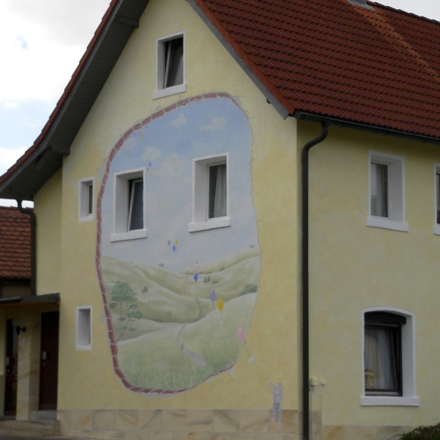 Fassadenmalerei country