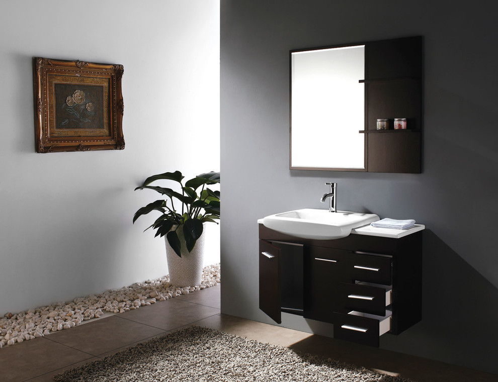 single bathroom sink consoles