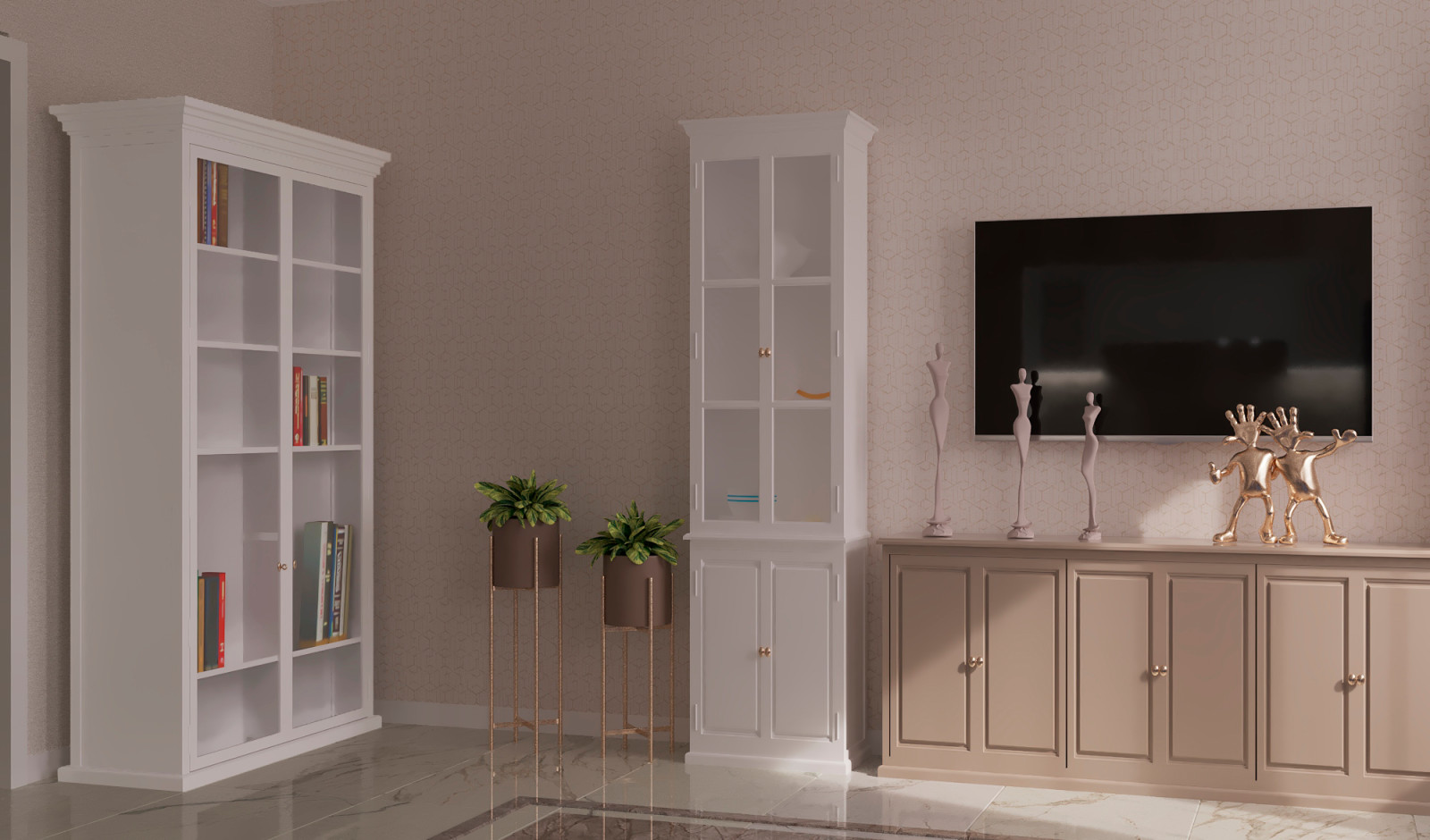 Дизайн проект двухкомнатной квартиры ЖК Летний Сад