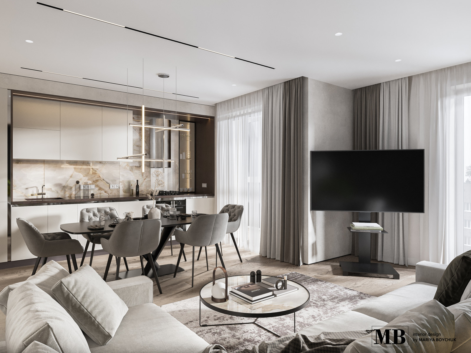 дизайн пентхауса в Зеленоградске