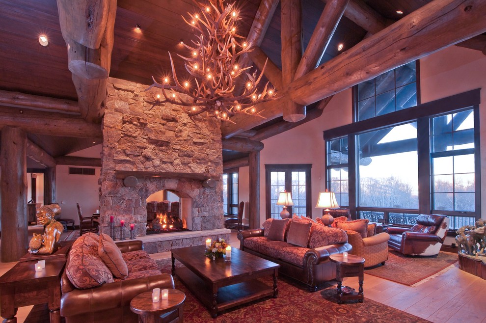 Traditional living room in Denver.