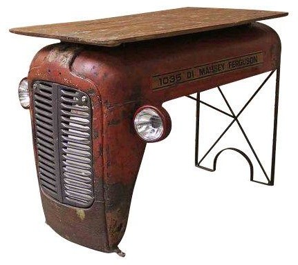 Pre-owned Upcycled Vintage Tractor Writing Table