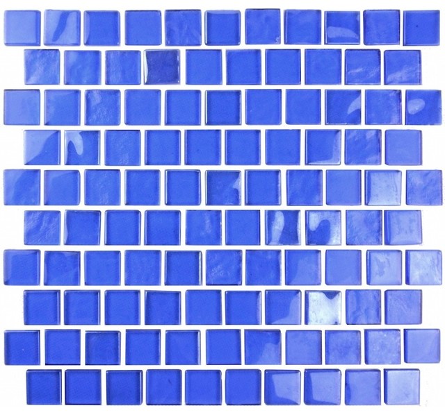 Landscape Swimming Pool 1x1 Textured Glass Square Mosaic in ...