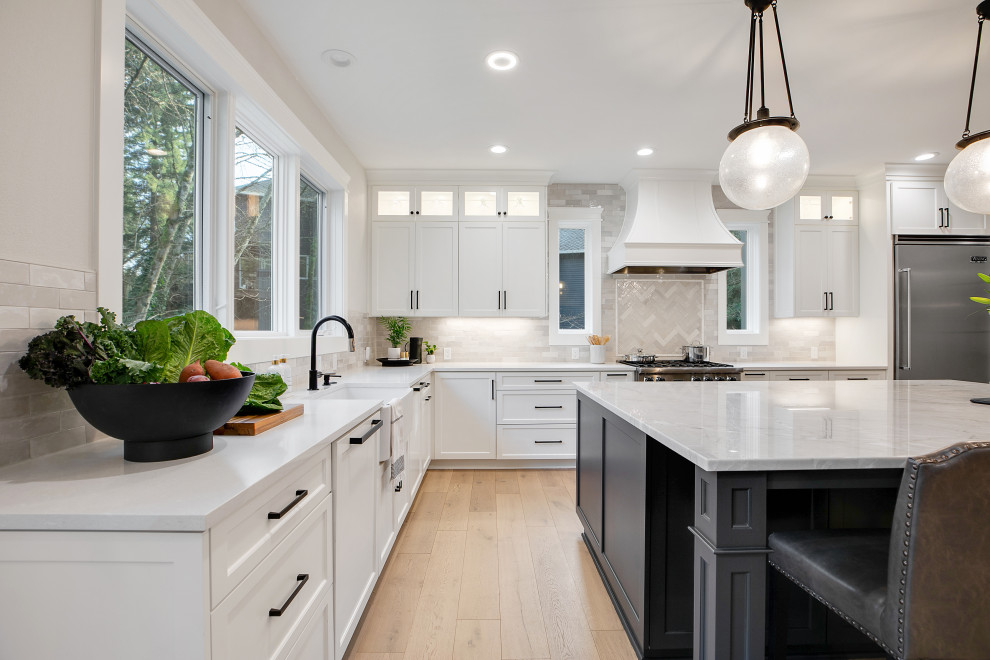 Modern Sophisticated | Lake Oswego Kitchen Remodel - Modern - Kitchen ...