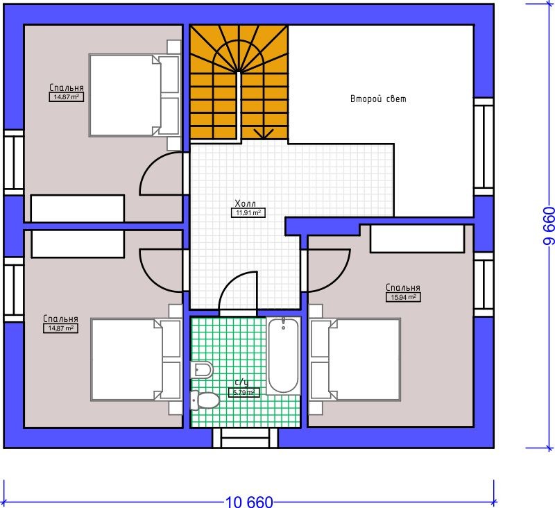 Проект дома Бау 35