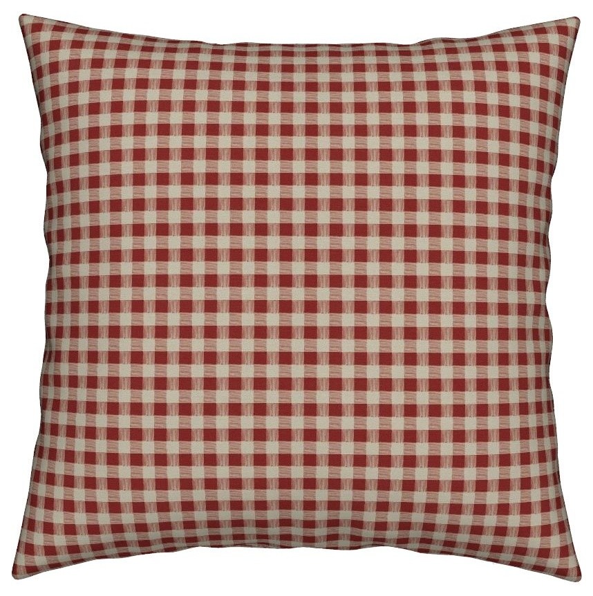 Checkered Checks Geometric Squares Fall Plaid Throw Pillow Velvet