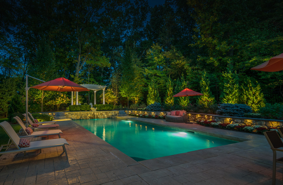 Pool Area Lighting Traditional Pool Boston by Northern Outdoor