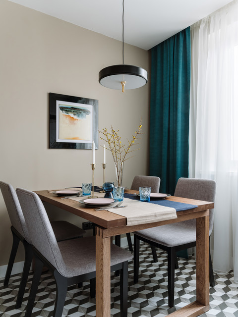 Their world contemporary-dining-room