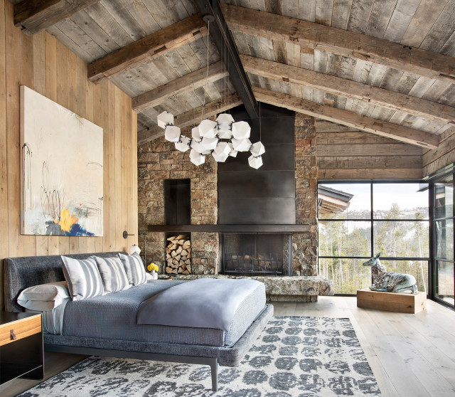 Wit's End rustico-dormitorio