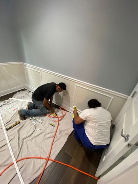 Painting & Wainscoting Office Upgrade