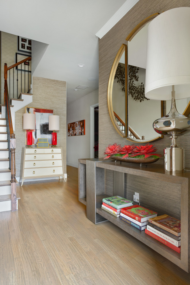 Home design - transitional home design idea in Dallas