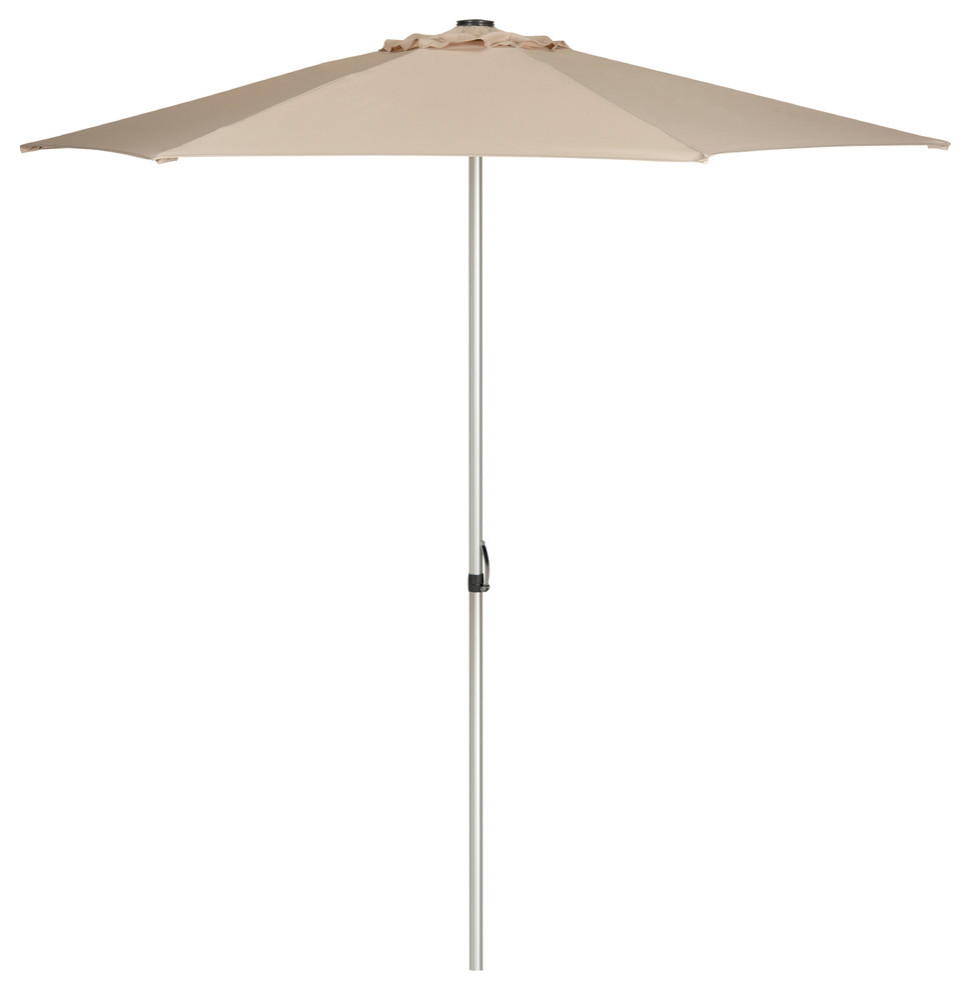 Safavieh Hurst Easy Glide Market Outdoor Umbrella, Beige