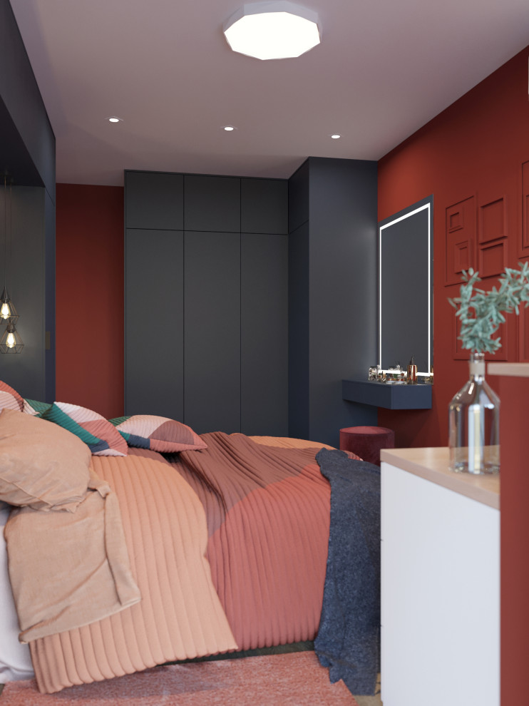 Дизайн кухни-гостиной и спальни