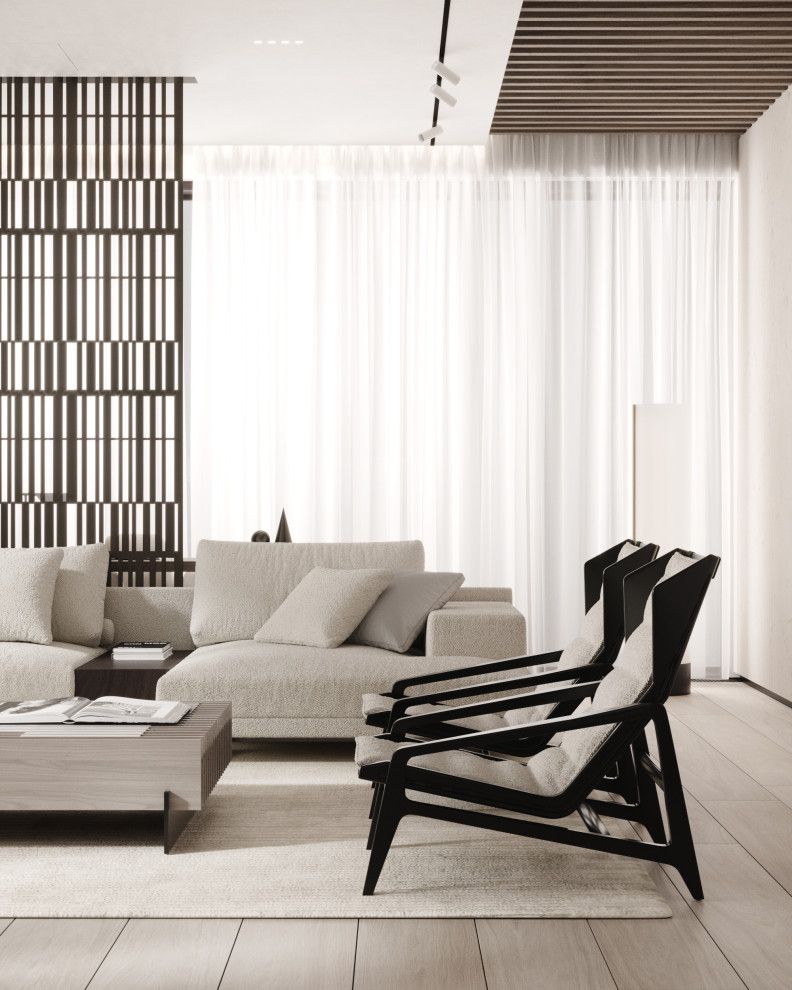 Modern megalopolis apartment