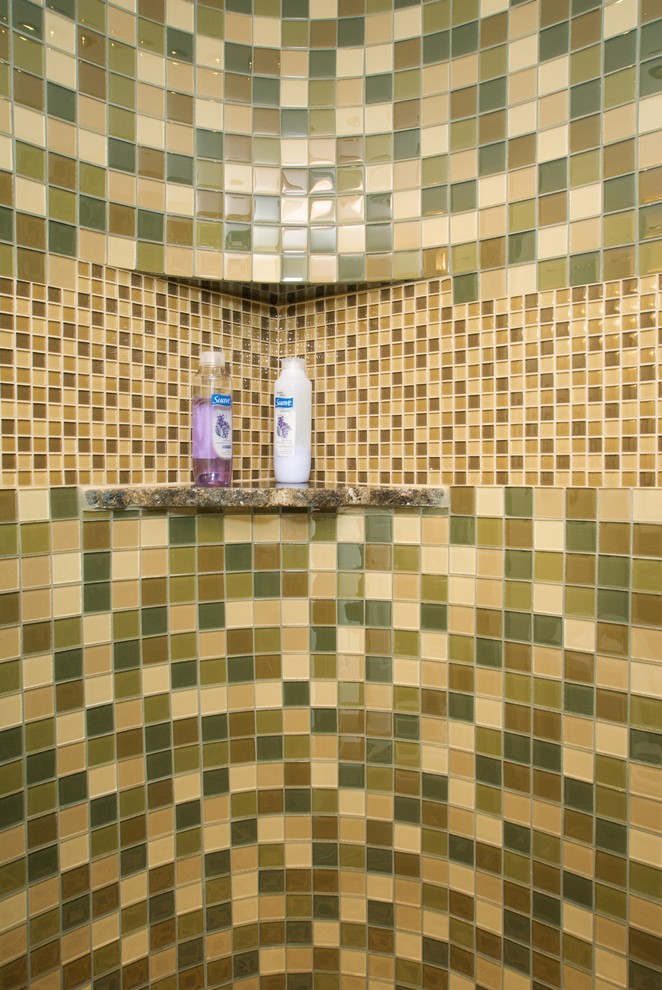 Williamsburg Glass tile shower