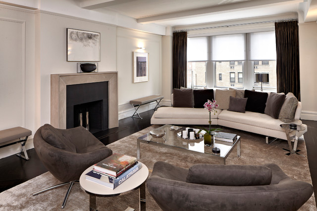 Upper East Side Apartment contemporary-vardagsrum