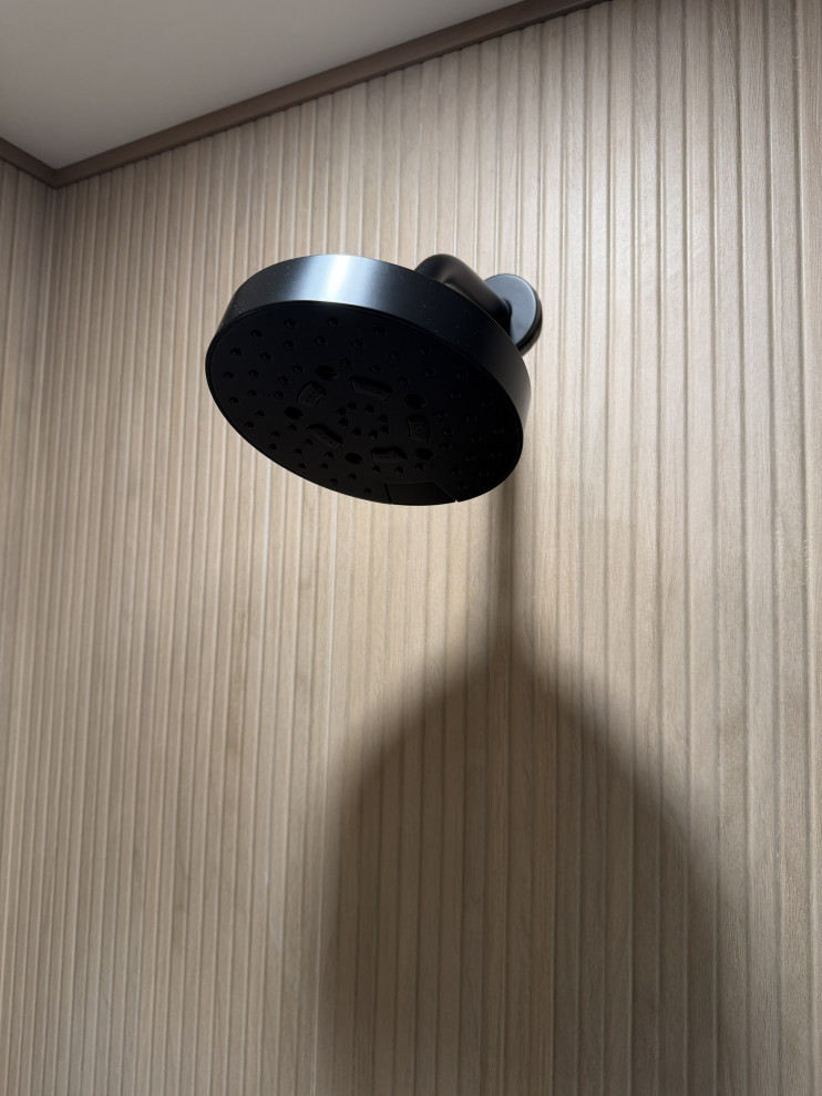 Black & Gold Brizo Shower Fixtures | Luxury Bathroom