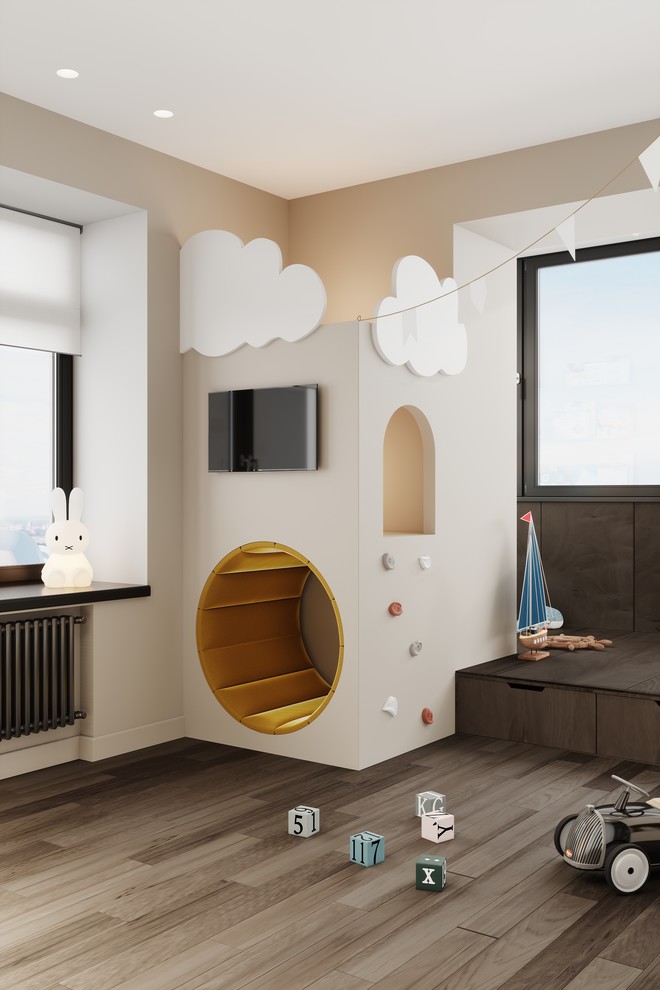 Современная квартира для семьи с двумя мальчиками