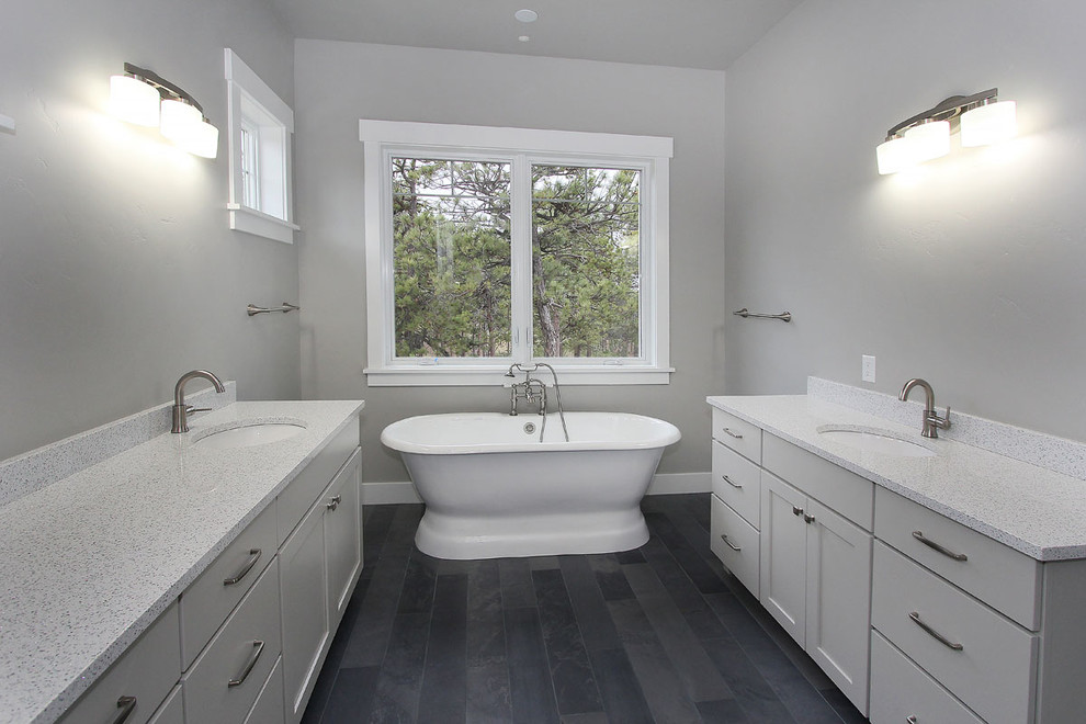 Bathroom - transitional bathroom idea in Denver
