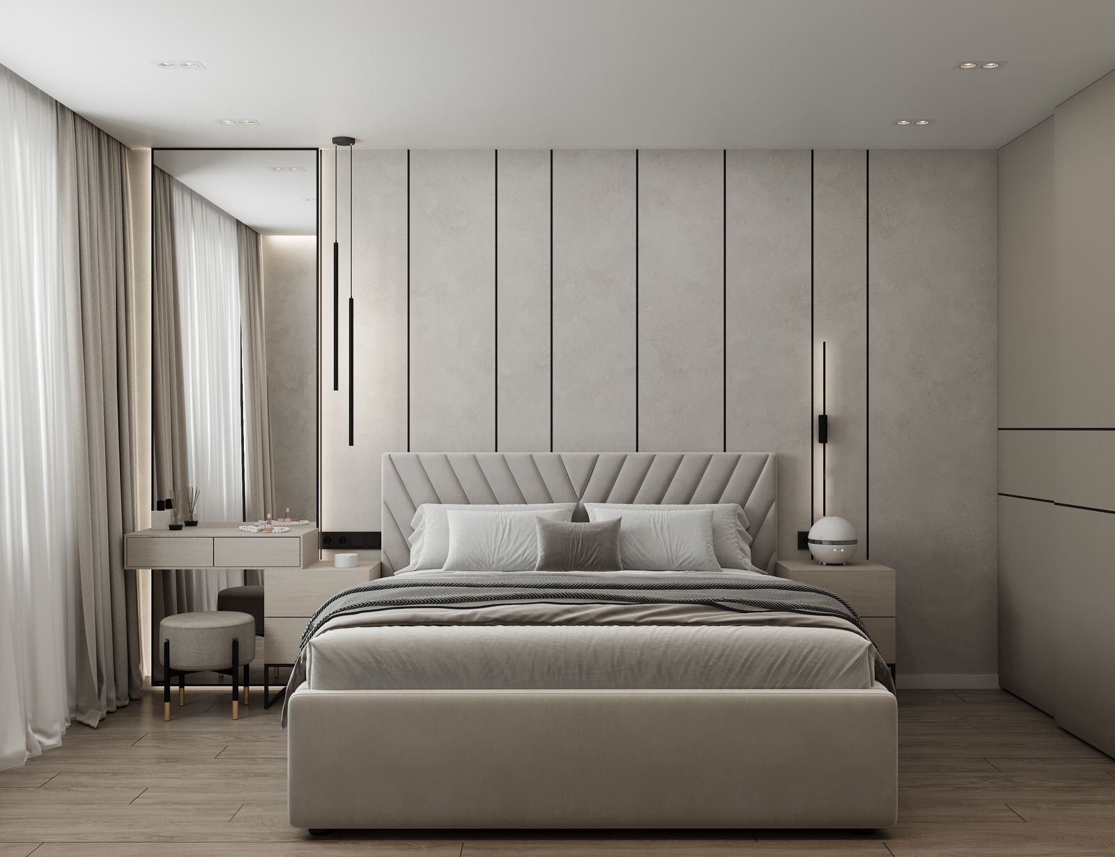 Дизайн интерьер квартиры в светлых тонах