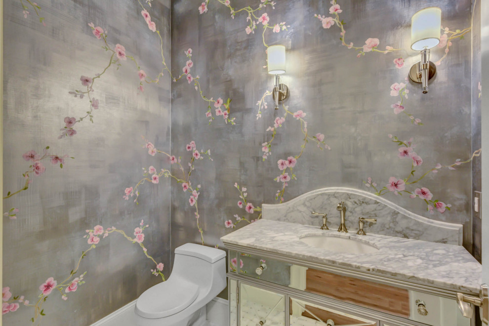 Stucco and Reclaimed Brick Modern French Country French Country