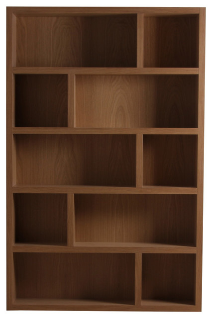 Mondrían Natural Wooden Bookcase