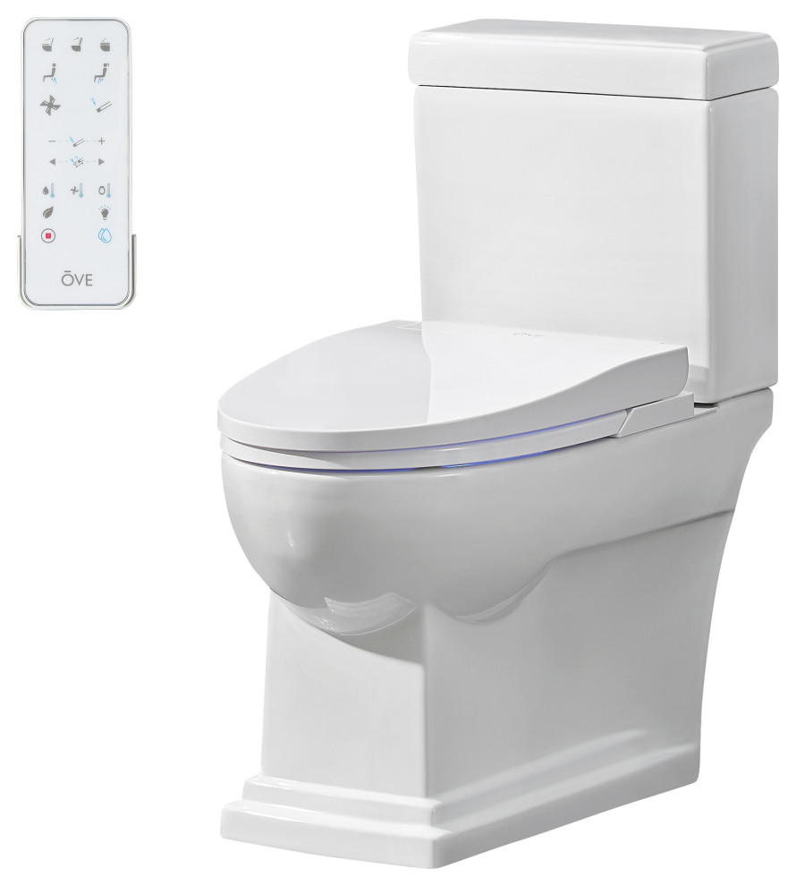 OVE Decors Nova Classic Smart Bidet Elongated toilet Traditional