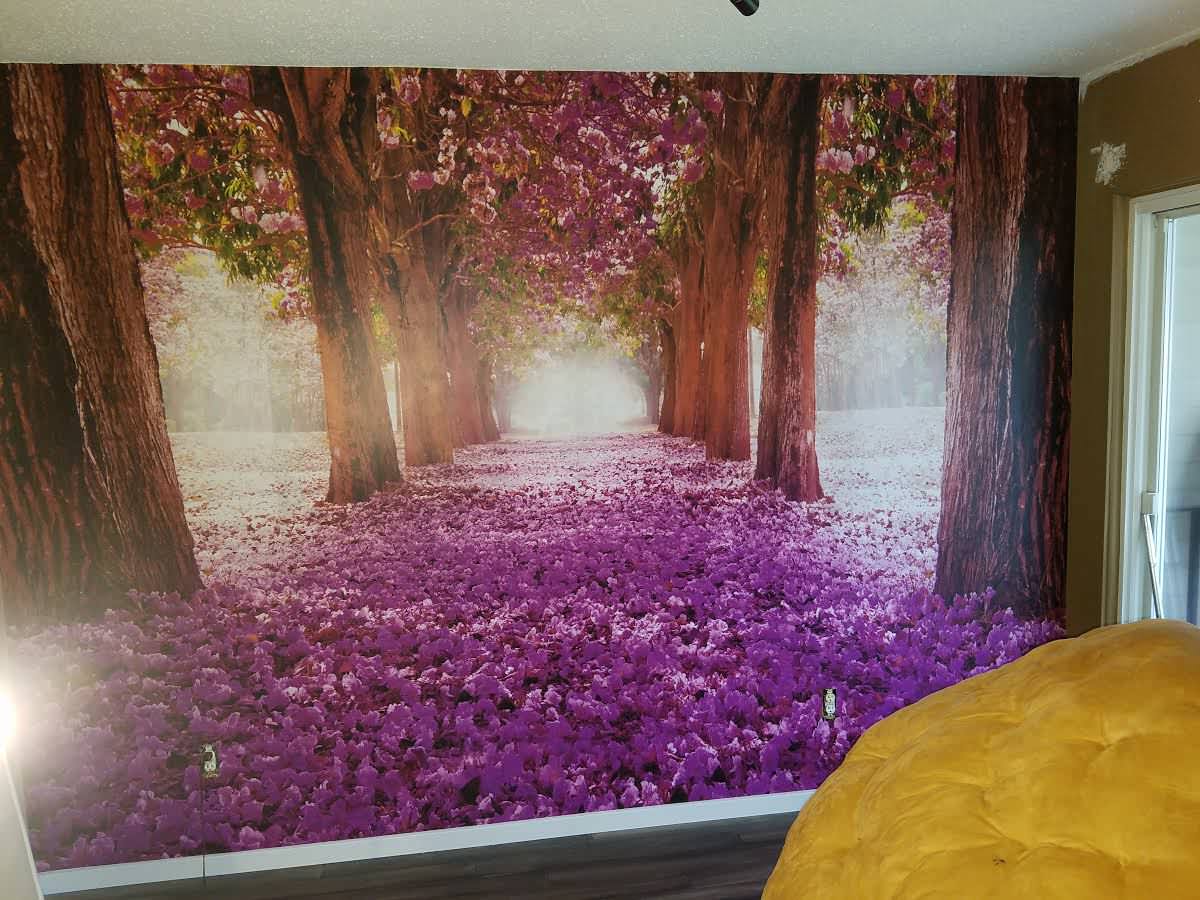 Yoga Room Wallpaper