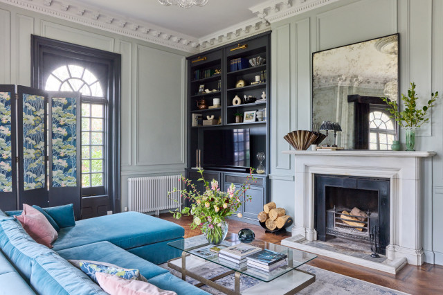 The Park House transitional-living-room