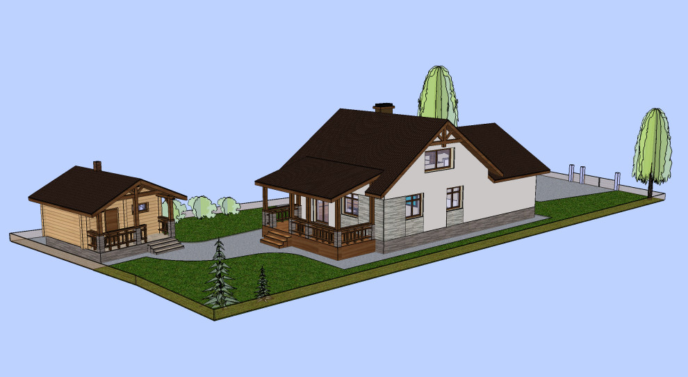 п. Урожай, 2021. Жилой дом, Общая площадь 116 м2