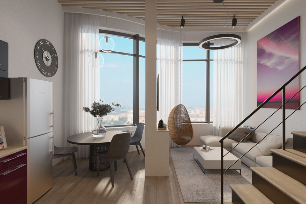 Однушка с антресолями